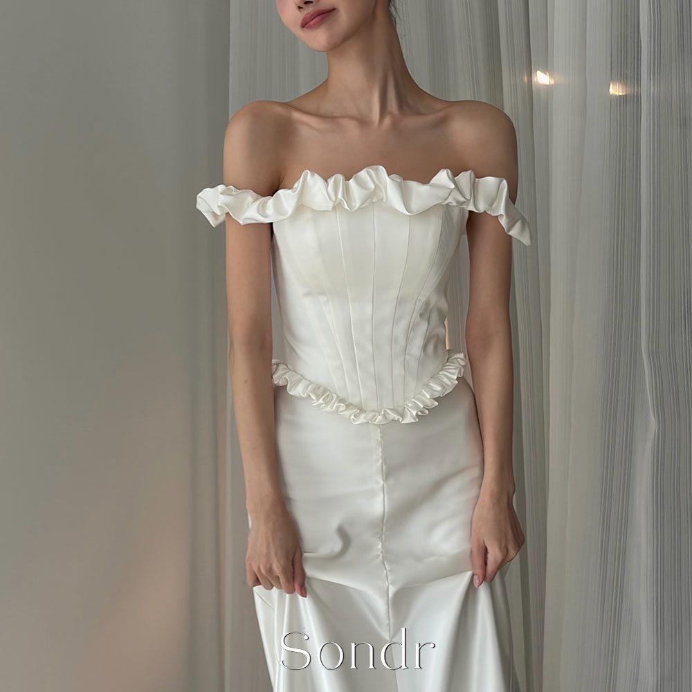 Modern Korean Lifestyle - Sondr Boho A-Line Korean Wedding Dress