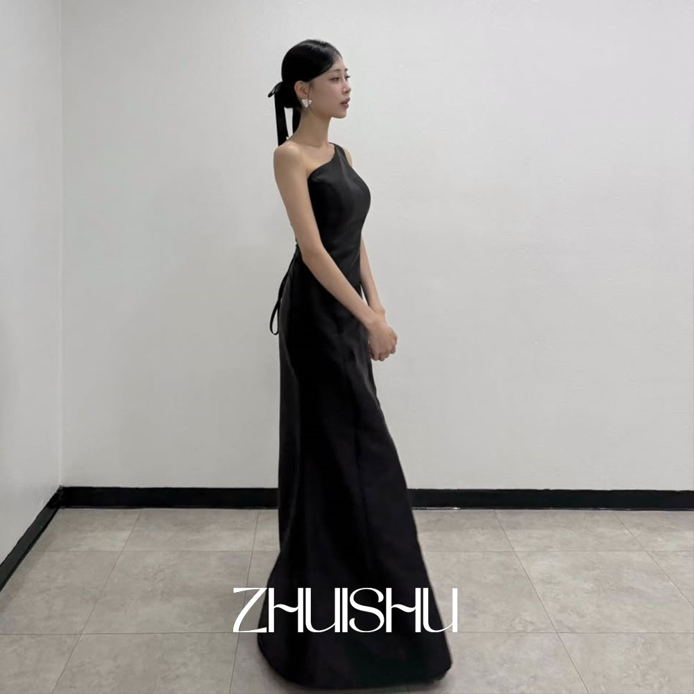 ZHUISHU One Shoulder Black Eve - Modern Korean Lifestyle ulasan dan harga