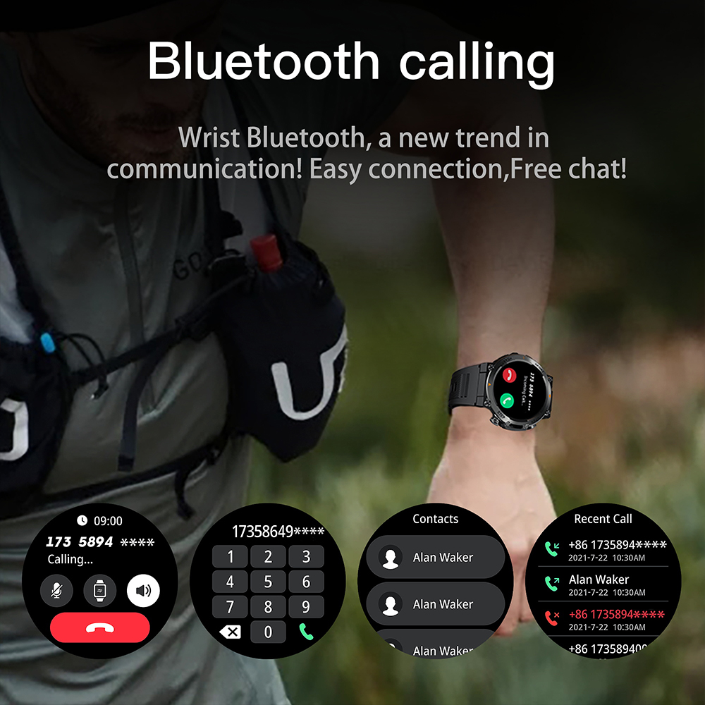 Men Military Style Smartwatch  - Korean Men Lifestyle ulasan dan harga